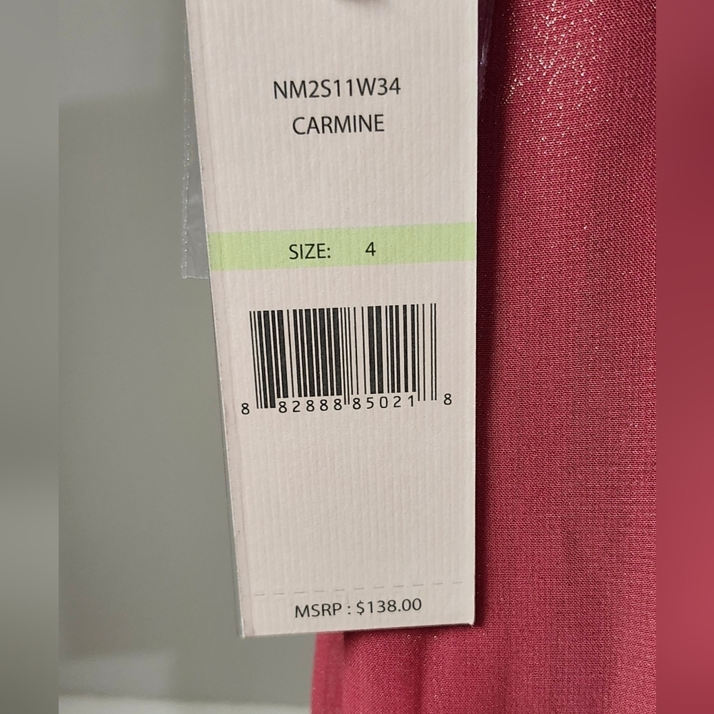 Nanette Lepore CARMINE pink sparkle mini dress Sz 4 - Picture 6 of 7